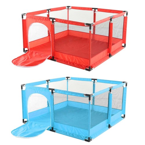 Baby playpen with round - playpen, zipper