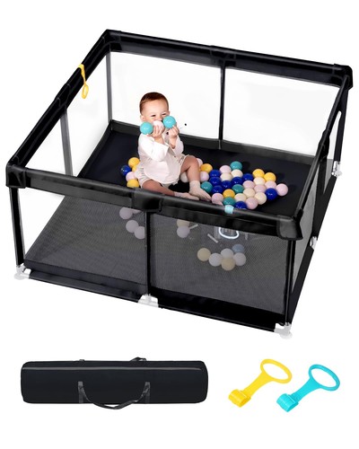 Derimkcoa baby playpen - baby, playpen,large